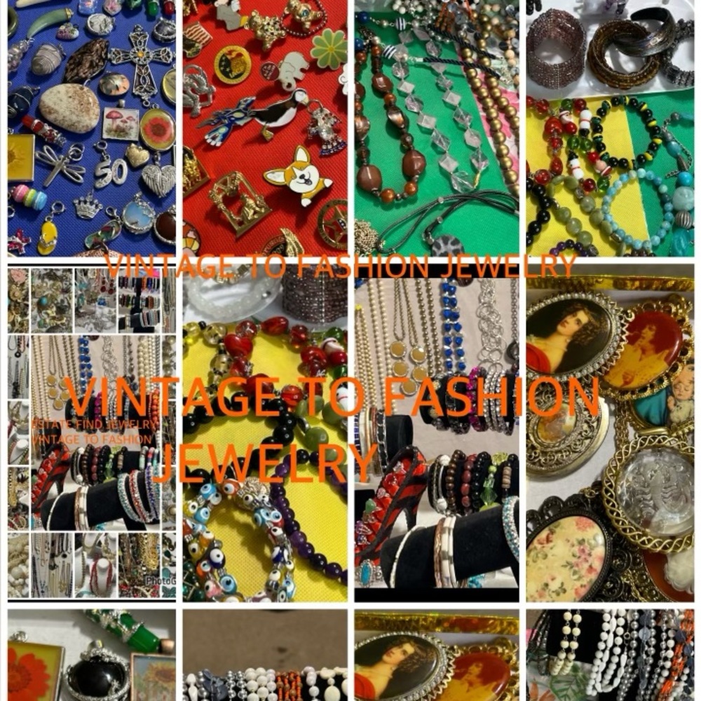$5 START BID Vintage To Fashion Estate Find Jewelry Sort Out FLYER